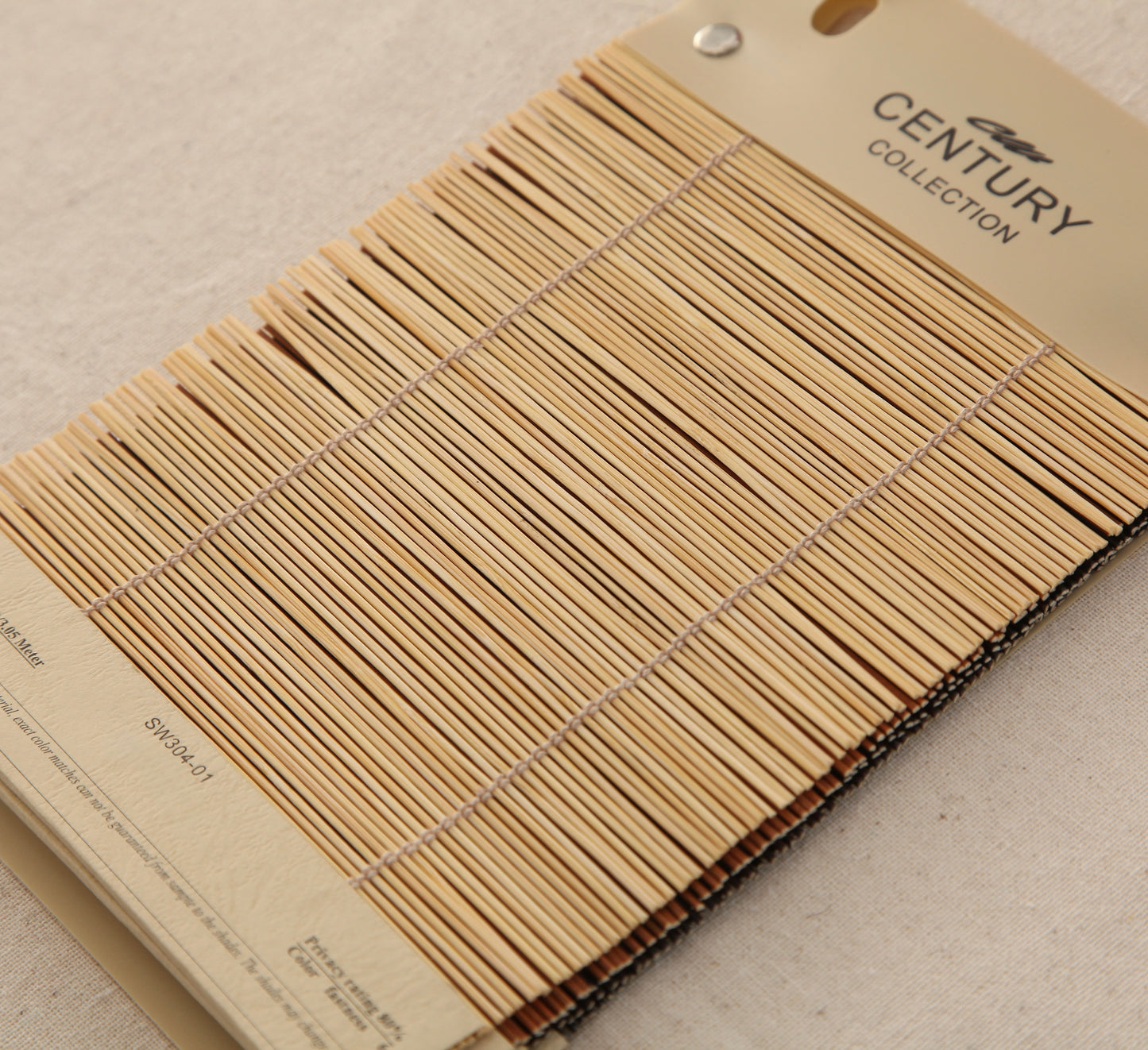 Bamboo Blinds Samples, Thin Bamboo Swatches, Natural Material Window Treatment