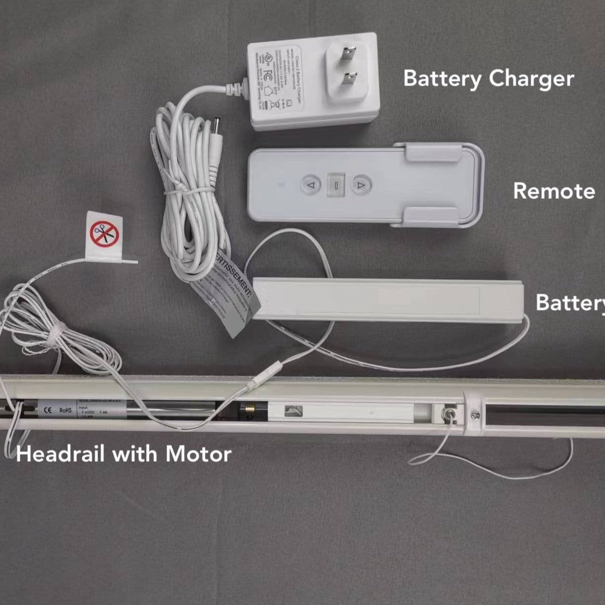 Motorized Upgrade, Cordless Remote Control Mechanism, Safety Blinds System